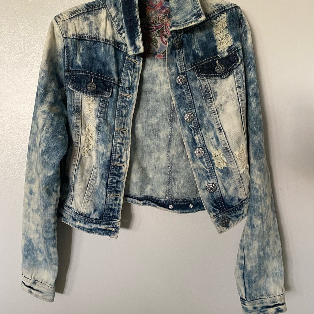 Vanilla Star Faded Blue Denim Jacket